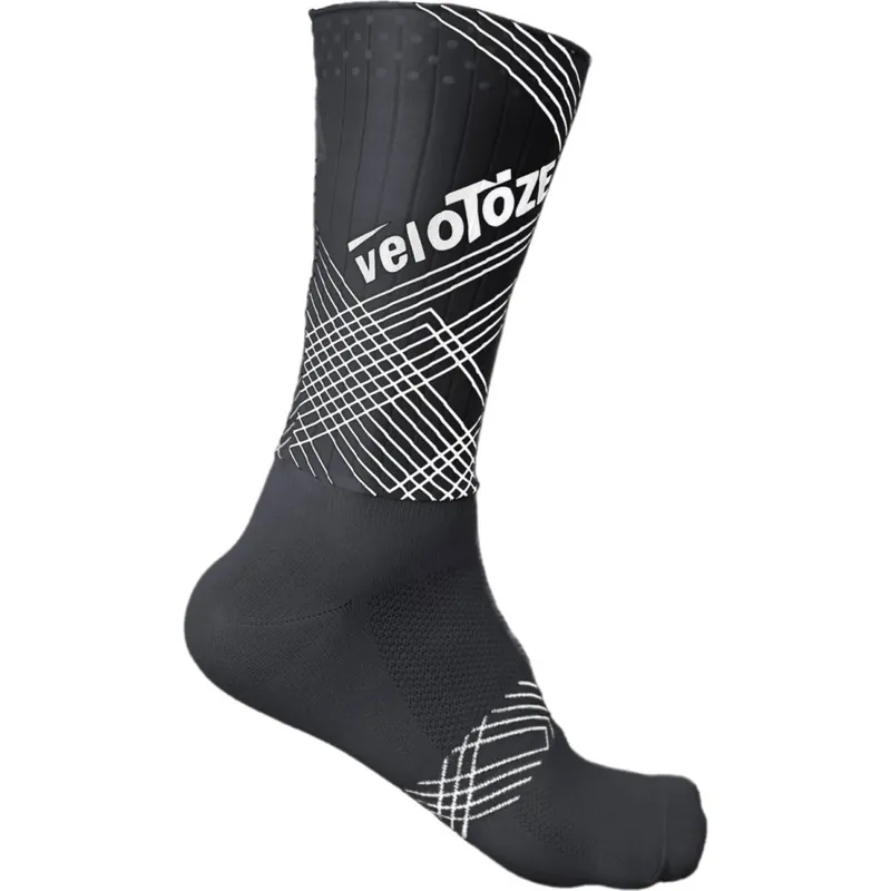 veloToze Aero Socken - Schwarz Neu Im Sortiment