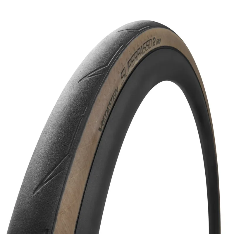 Zertifiziert Vredestein Superpasso 2 Faltreifen - TLR - 28-622 black/transparent