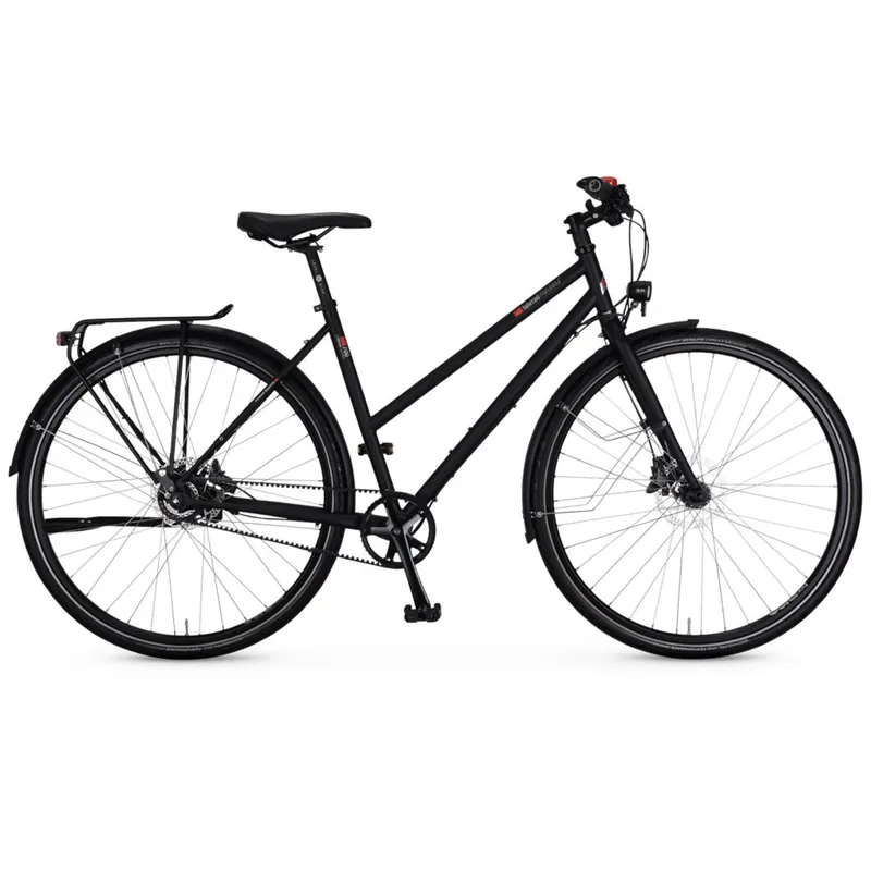 vsf fahrradmanufaktur T-700 Disc Alfine - Damen Trekkingrad mit Riemenantrieb - 2026 - ebony matt Expressversand