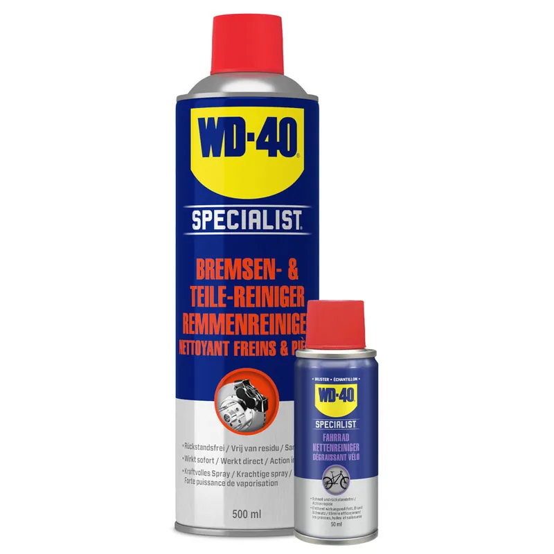 WD-40 Specialist Bremsenreiniger-Spray 500 ml + Specialist Kettenreiniger 50 ml Direktkauf