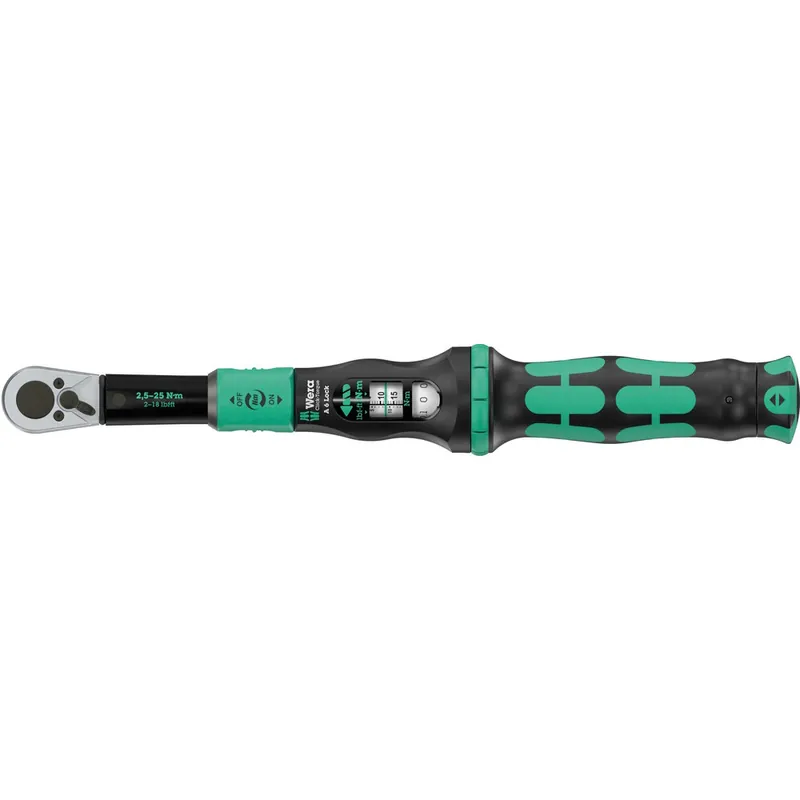 Schneller Versand Wera Click-Torque Lock A 6 - Drehmomentschlüssel - 1/4"-Sechskant, 2,5-25 Nm