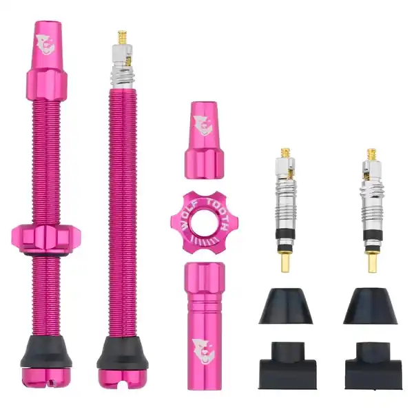 Wolf Tooth Tubeless Ventil Kit - 60mm - pink Preis Gesenkt