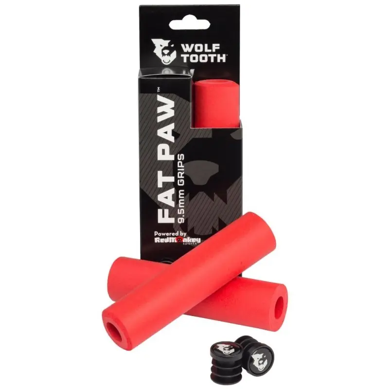 Preis Gesenkt Wolf Tooth FAT PAW Silicon Griffe - rot