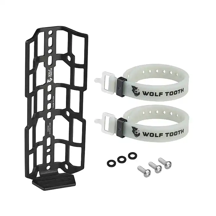 Wolf Tooth MORSE Cargo Gepäckträger + 2 Zurrgurte - schwarz Neue Ware