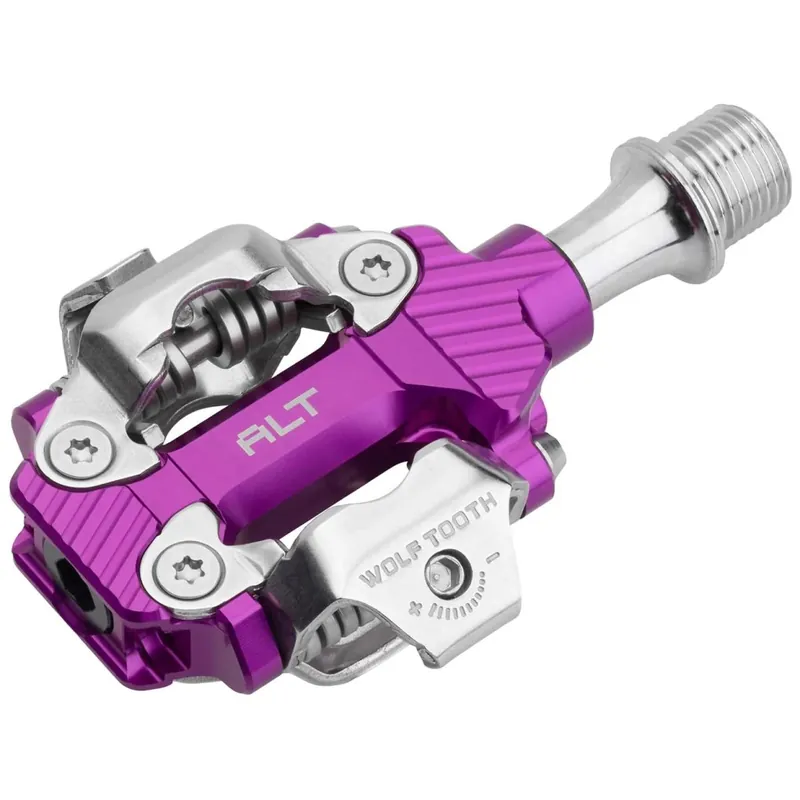 Finale Aktion Wolf Tooth ALT XC Klick-Pedale - ultraviolet purple