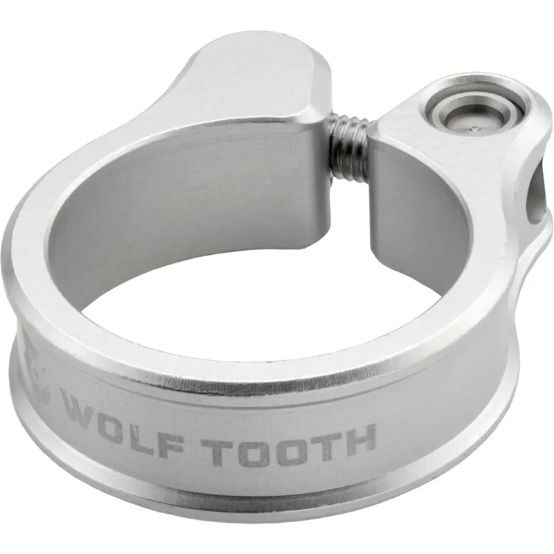 Top-Preis Wolf Tooth Sattelklemme - 34.9mm - rohsilber