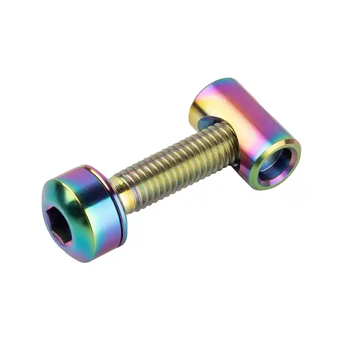 Wolf Tooth Titan Schraube Upgrade Kit für Sattelstützklemme - oil slick Neue Ware