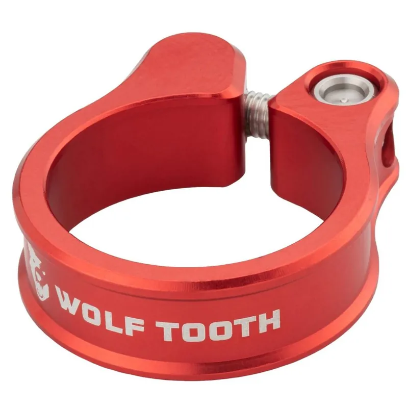 Wolf Tooth Sattelklemme - 39.7mm - rot Echt