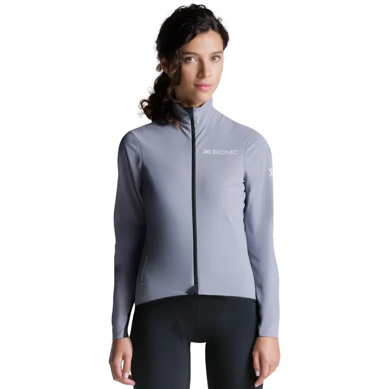 Nur Heute X-Bionic Corefusion Ride Softshell Fahrradjacke Damen - rhino grey