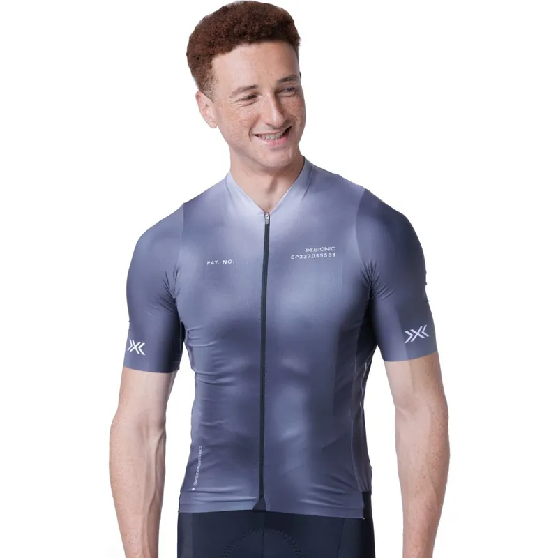 X-Bionic Corefusion Aero Radtrikot Herren - dark monochromatic heatmap Sale