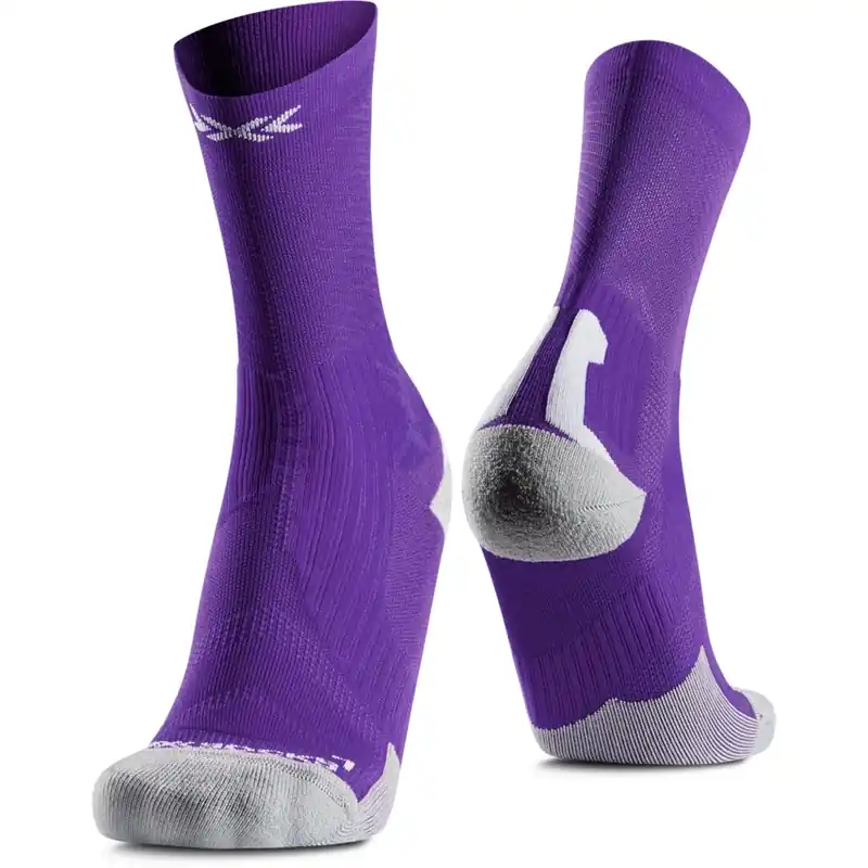 Preisreduziert X-Socks Bike Perform Crew Socken - radiant violet