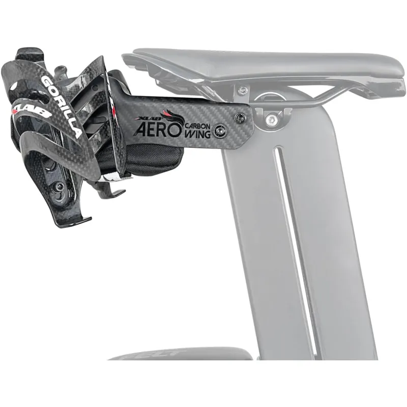 Begrenztes Angebot XLAB Aero Carbon Wing System - Flaschenhaltersystem - Gorilla - black
