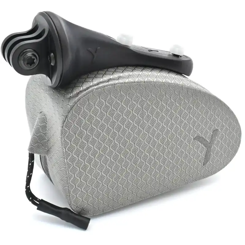 Y-Mount Satteltasche 0.2L + Gopro Adapter - Silbergrau Sichere Zahlung