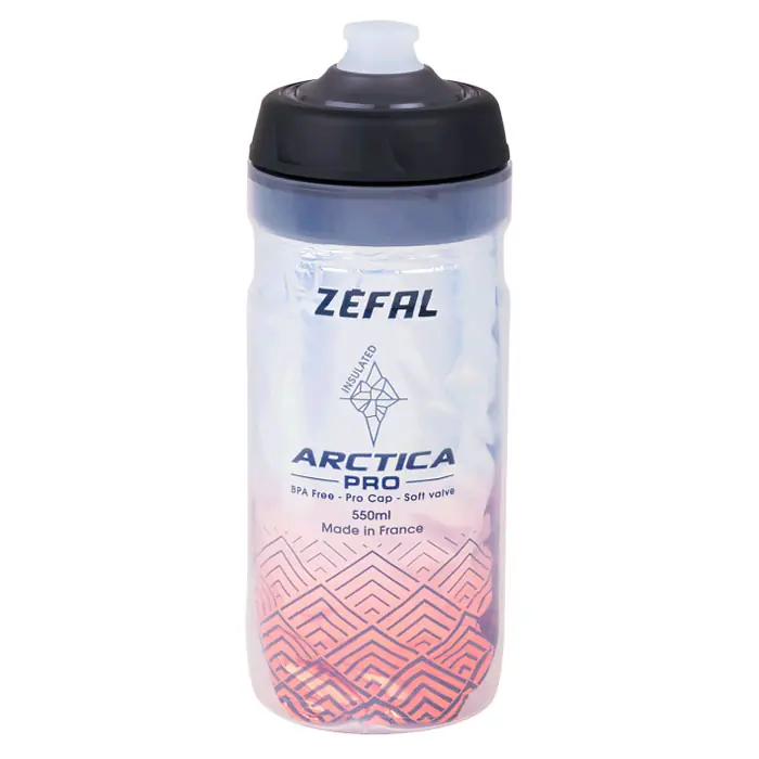 Zéfal Arctica Pro 55 Trinkflasche 550ml - silver red Highlight