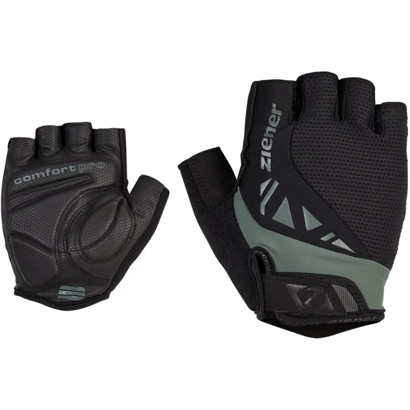 Aktuell Ziener Claass Fahrradhandschuhe Herren - green mud