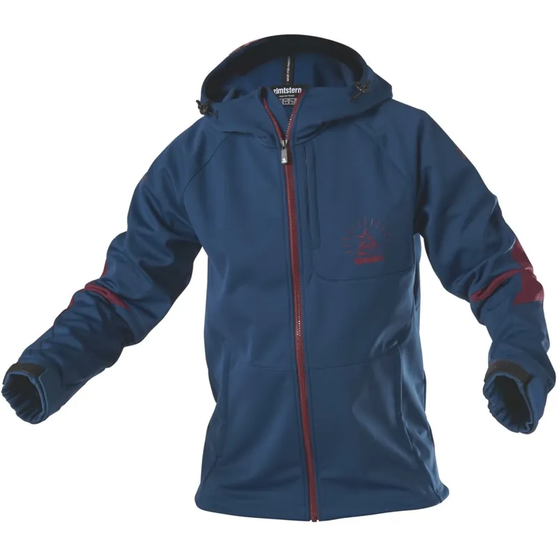 Sonderaktion Zimtstern Shelterz Softshell MTB-Jacke Herren - French Navy/Windsor Wine