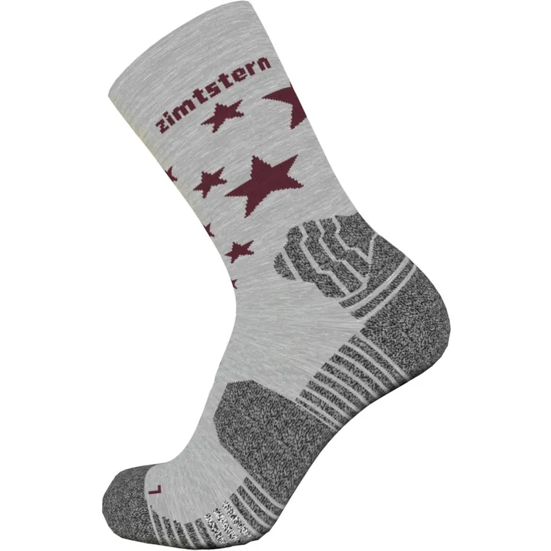 Angebot Zimtstern Techsockz Performance Socken Damen - Glacier Grey Melange