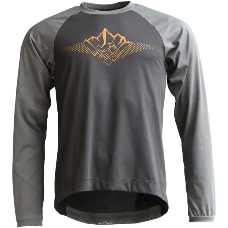 Zimtstern PureFlowz Langarm MTB-Shirt Herren - Pirate Black/Gun Metal Neu Im Sortiment