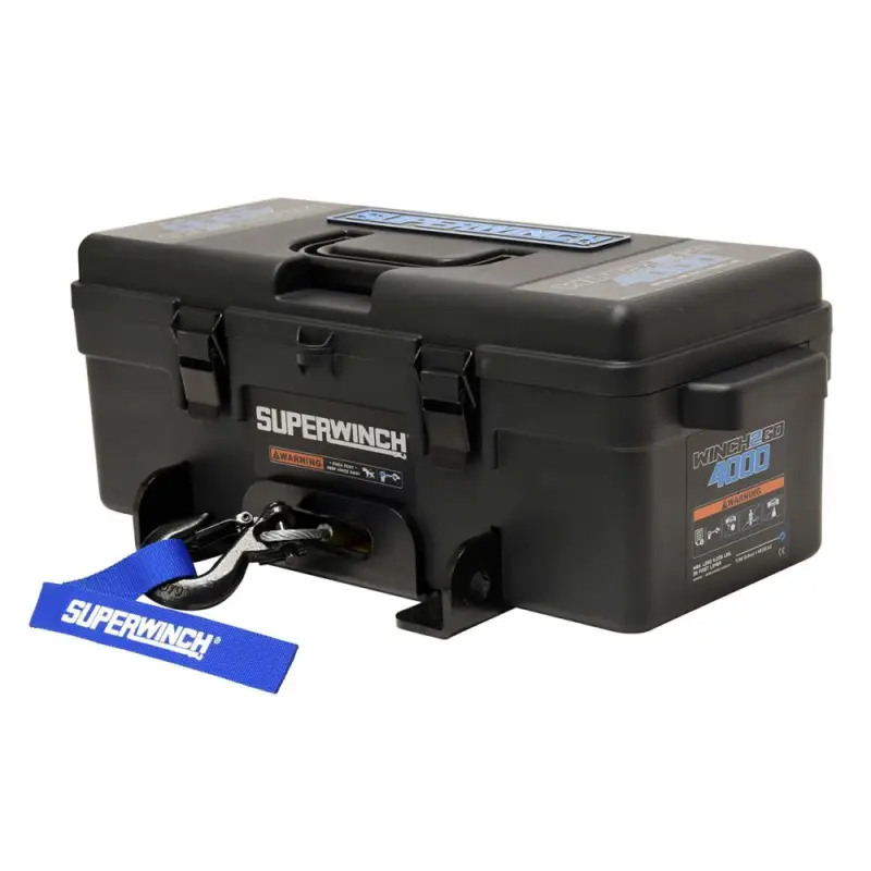 Kracherpreis Superwinch Winch2Go 4000, mobile Seilwinde, 12V