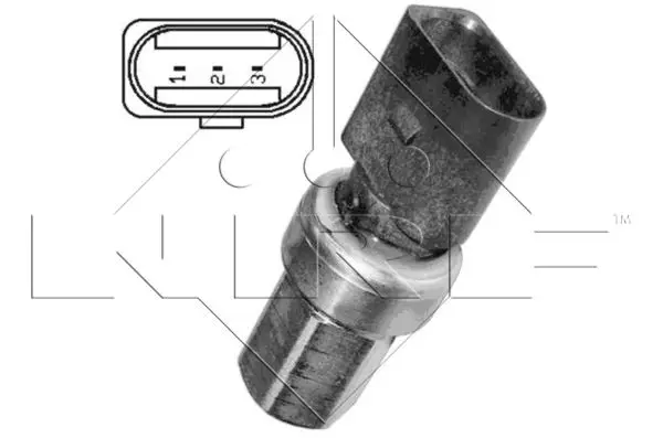NRF 38935 - Druckschalter, Klimaanlage - EASY FIT Markenware
