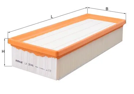 Preisreduziert MAHLE LX 2046 - Luftfilter