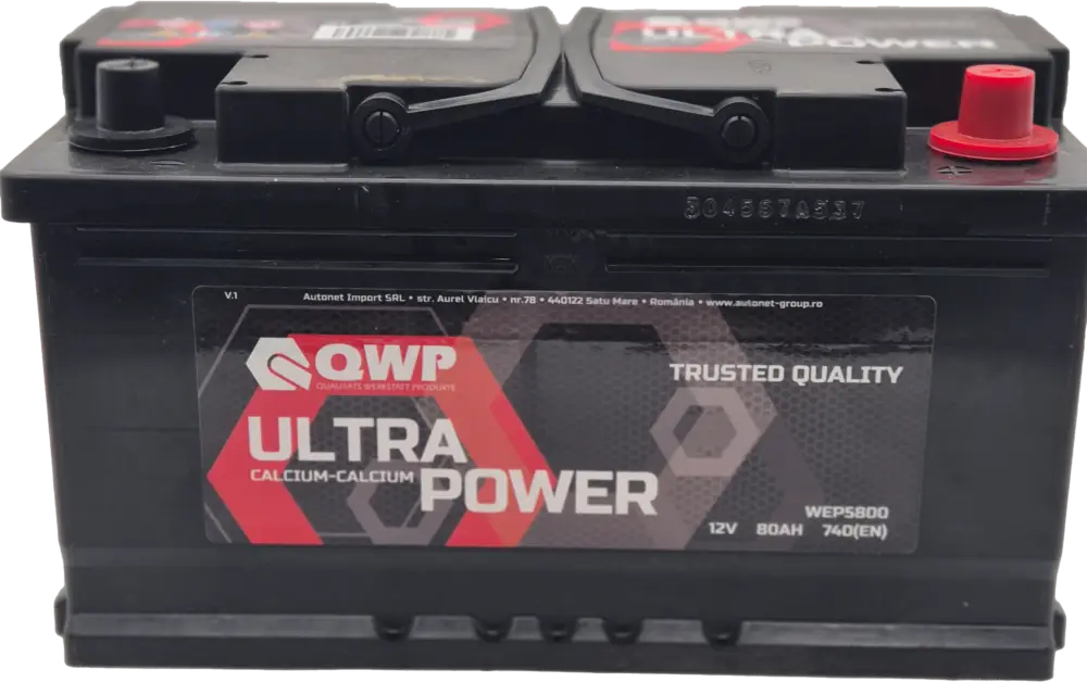 QWP Ultra Power Starterbatterie 12V 80AH 740A Schneller Versand
