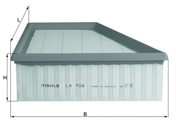 Angebot MAHLE LX 708 - Luftfilter