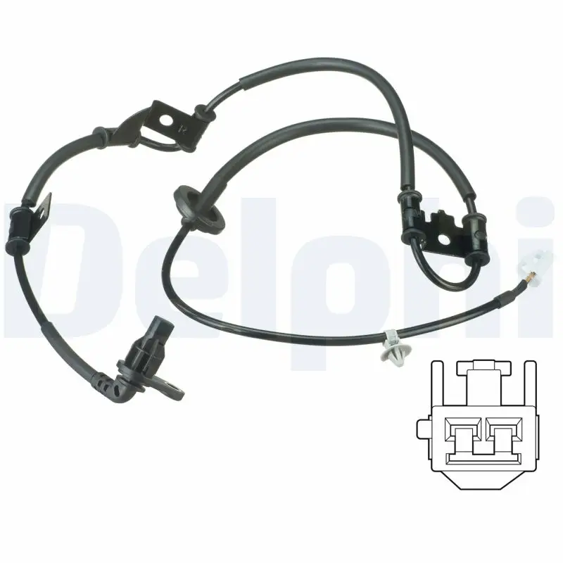 DELPHI SS20510 - Sensor, Raddrehzahl Schneller Versand