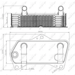 Billig NRF 31188 - Ölkühler, Automatikgetriebe
