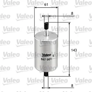 VALEO 587001 - Kraftstofffilter Neue Ware