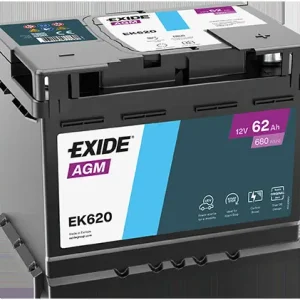 EXIDE EK620 - Starterbatterie - AGM 62Ah 680 A 12 V Direkt Vom Hersteller
