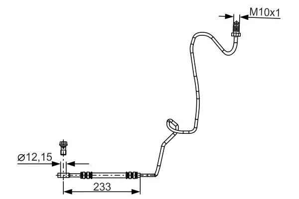 Kracherpreis BOSCH 1 987 481 339 - Bremsschlauch