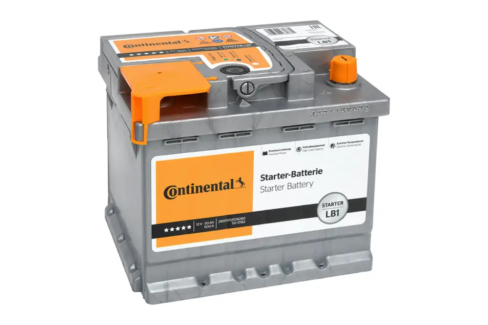 Neu Im Sortiment CONTINENTAL 2800012018280 - Starterbatterie - 50Ah 500 A 12 V