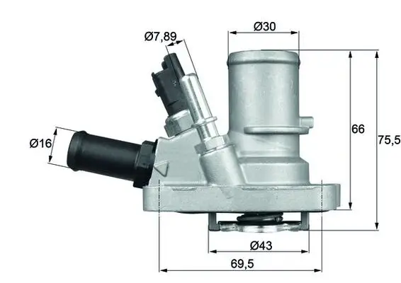 MAHLE TI 144 88 - Thermostat, Kühlmittel Billig