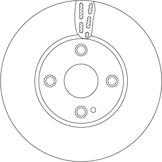Aktuell TRW DF6793 - Bremsscheibe