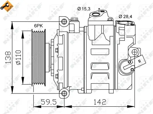 NRF 32146 - Kompressor, Klimaanlage - EASY FIT Schneller Versand