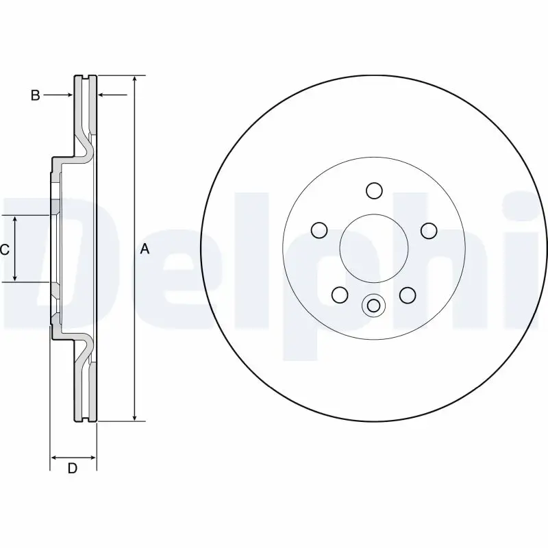 DELPHI BG4786C - Bremsscheibe Sonderangebot