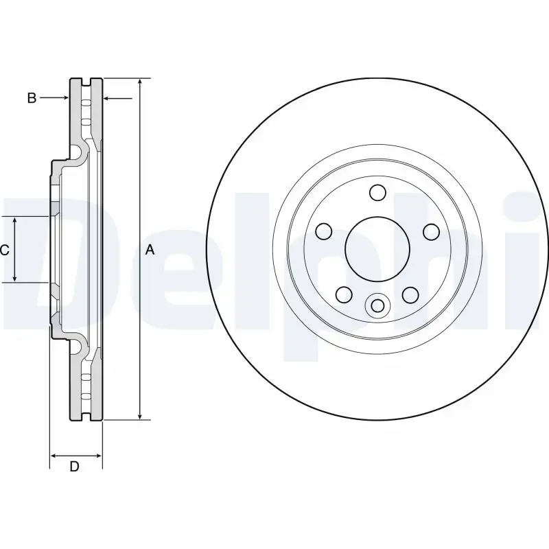 DELPHI BG9177C - Bremsscheibe Versand Am Gleichen Tag