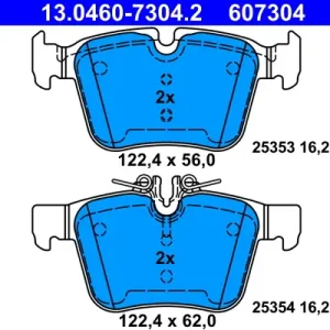 Schneller Versand ATE 13.0460-7304.2 - Bremsbelagsatz, Scheibenbremse