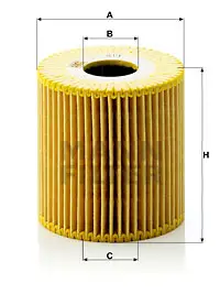 MANN-FILTER HU 819 x - Ölfilter Zertifiziert