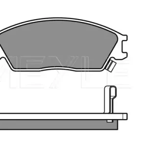 Super-Preis MEYLE 025 210 1214/W - Bremsbelagsatz, Scheibenbremse - MEYLE-ORIGINAL True to OE.