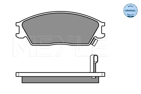 Super-Preis MEYLE 025 210 1214/W - Bremsbelagsatz, Scheibenbremse - MEYLE-ORIGINAL True to OE.