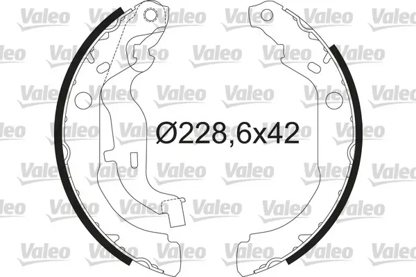 VALEO 564210 - Bremsbackensatz Beliebt