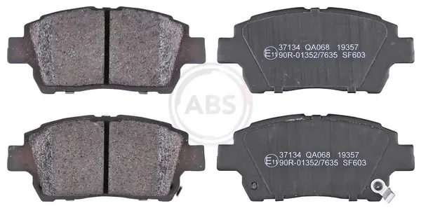 Aktuell A.B.S. 37134 - Bremsbelagsatz, Scheibenbremse
