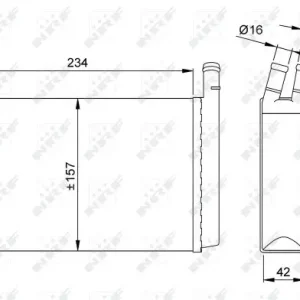 Direkt Vom Hersteller NRF 58614 - Wärmetauscher, Innenraumheizung