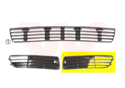 Heißes Angebot VAN WEZEL 0323503 - Lüftungsgitter, Stoßfänger - ** Equipart **