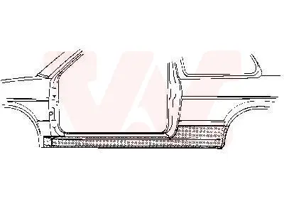 VAN WEZEL 5812101 - Einstiegsblech Meistverkauft