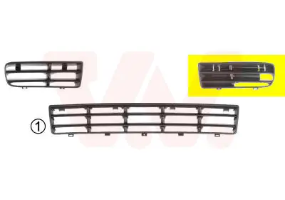 Jetzt Bestellen VAN WEZEL 5888591 - Lüftungsgitter, Stoßfänger - ** Equipart **
