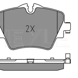 Schneller Versand MEYLE 025 256 1718 - Bremsbelagsatz, Scheibenbremse - MEYLE-ORIGINAL True to OE.