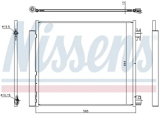 NISSENS 940546 - Kondensator, Klimaanlage - ** FIRST FIT ** Ausverkauf